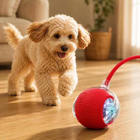 Interactive Rolling Dog Ball