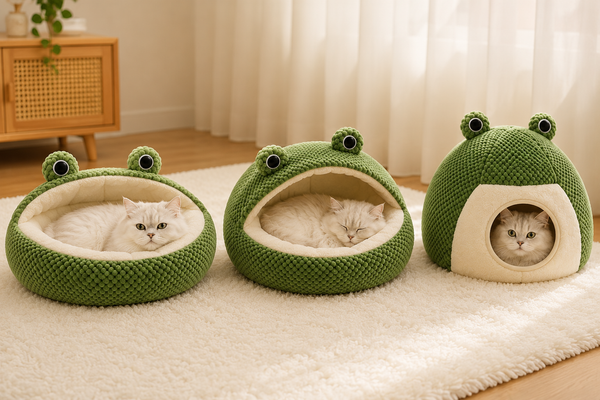 Cozy Frog Pet House