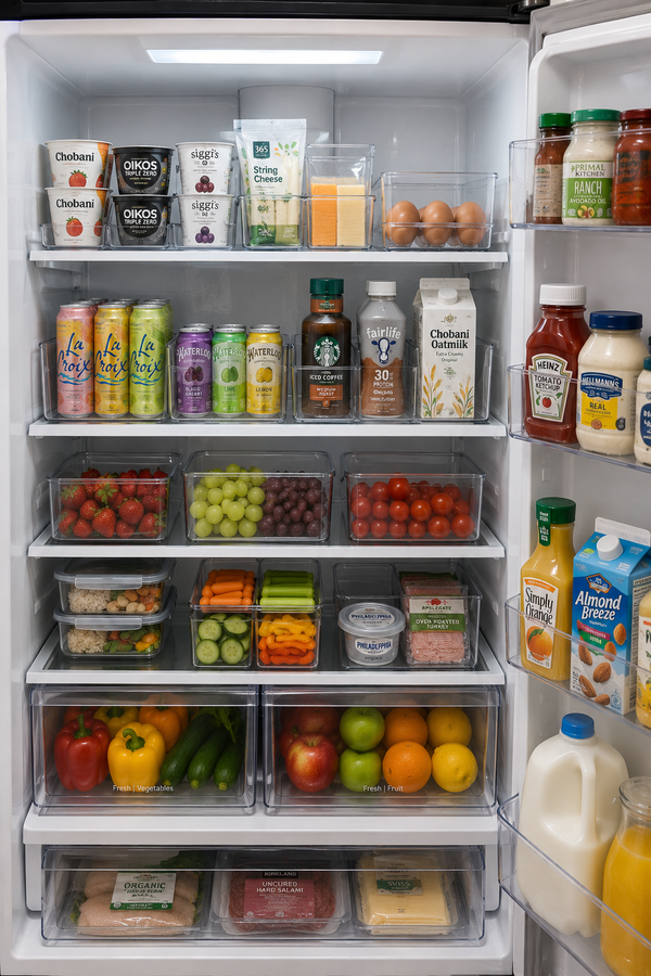 Clear Fridge Organizer Box