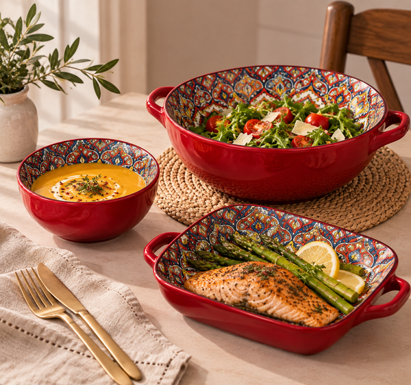 Chic Ceramic Dining Set