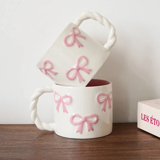 Charming Bow Ceramic Mug